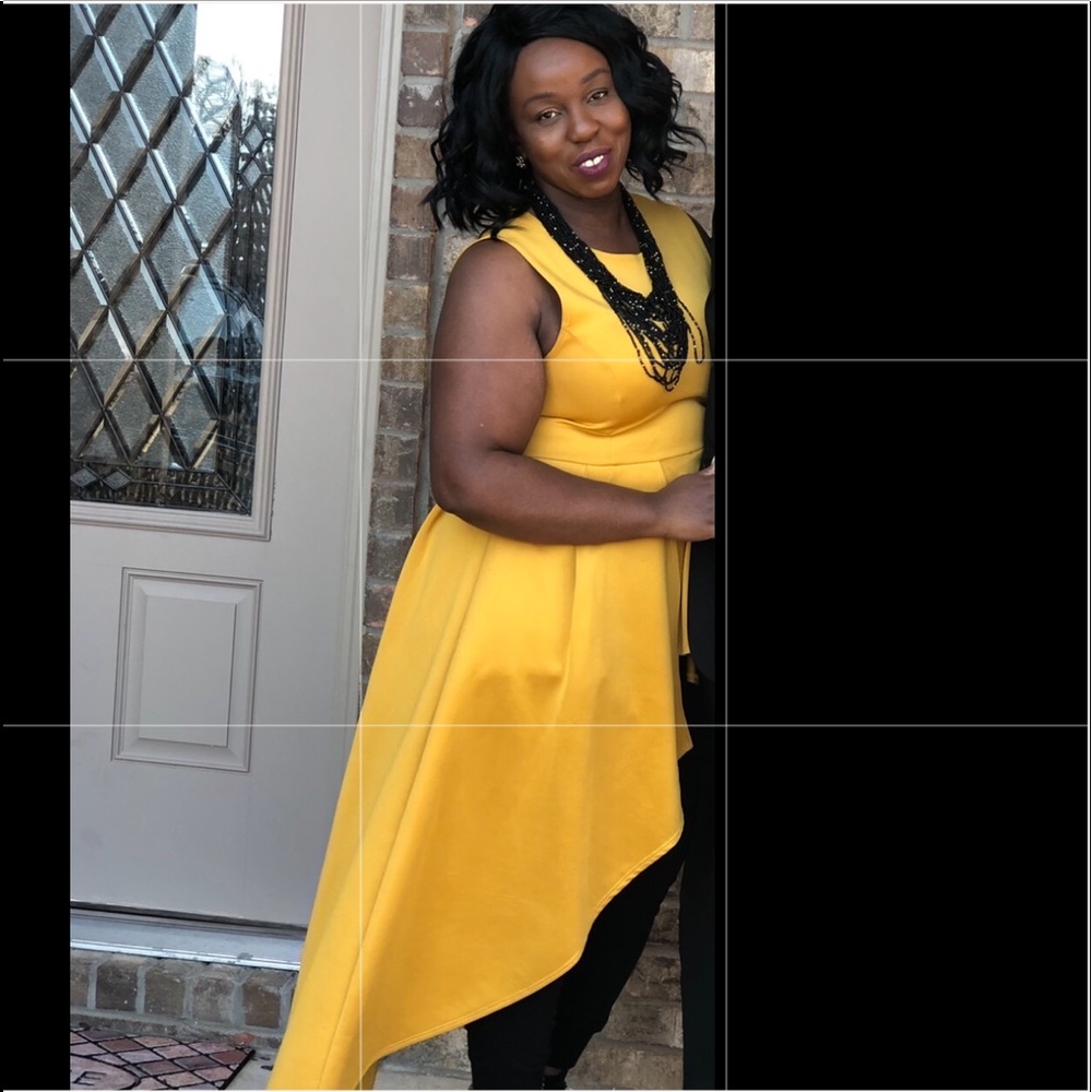 Beautiful gold high low top